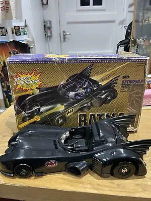 Buy 1989 Batman Batmobile Vehicle DC Comics Keaton Movie Hornby Charan Toys ToyBiz • 44.99£