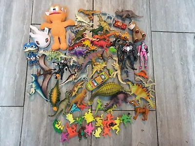 Buy Toys Joblot Modern Vintage Mixed Retro Collectable Monster Pocket Dinosaurs L1 • 15£