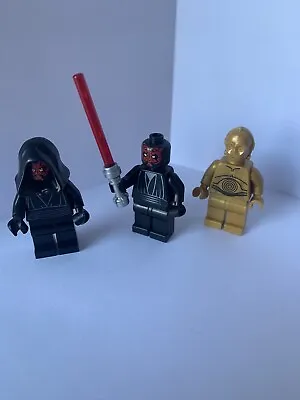 Buy Lego Star Wars Minifigures. Darth Mauls And C3PO (sw0686 Sw0003 Sw0010) • 13£