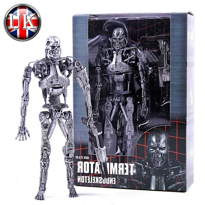 Buy NECA T-800 Terminator Endoskeleton Action Figure Model Arnold Schwarzenegger UK • 25.19£