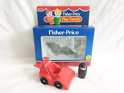 Buy Vintage Fisher Price 2450 Race Car With Driver Boxed C 1987 • 14.50£