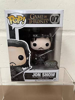 Buy Pop Vinyl Game Of Thrones Jon Snow #07 (edition Two) Beyond The Wall Exclusive • 69.99£