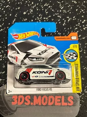 Buy FORD FOCUS RS WHITE KONI Hot Wheels 1:64 **COMBINE POSTAGE** • 7.95£