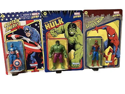 Buy Hasbro Marvel Legends Kenner Retro 3.75  Action Figures - 3 Figures Boxed NEW • 29.99£