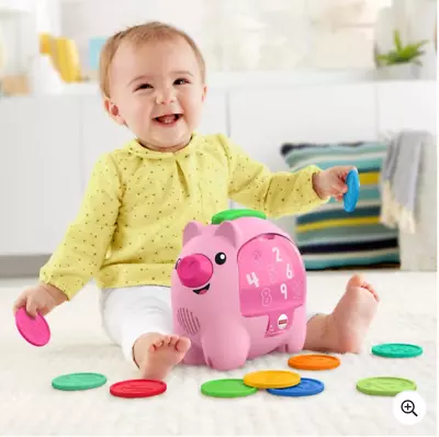 Buy Fisher-Price Laugh & Learn Count & Rumble Piggy Bank Play Activity Toy - Toyset • 36.99£