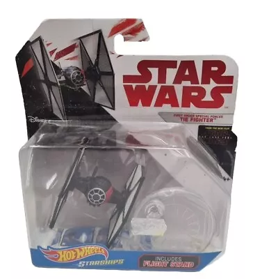 Buy Hot Wheels Starships 2016 STAR WARS First Order Special Forces Tie Fighter  • 9.99£