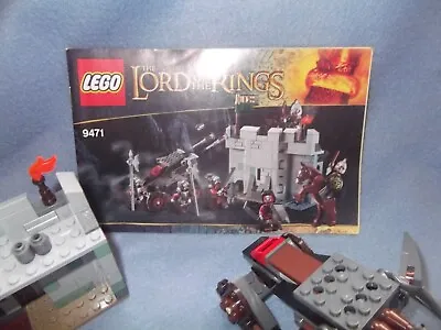Buy Lego 9471 Lotr Uruk - Hai Army + Instructions No Figures Build Only • 29.99£