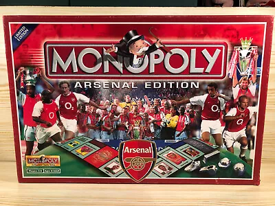 Buy Monopoly Arsenal Football Club Classic Board Game 2002 Edition Complete • 24.95£