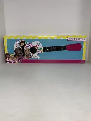 Buy Barbie Kids Guitar 21  Pink Musical Toy Mini Size Educational Instrument • 19.27£