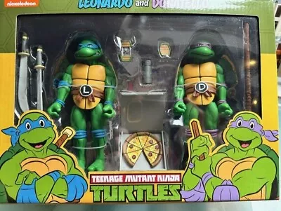 Buy NECA TMNT Turtles 2 Pack Leonardo & Donatello • 175£