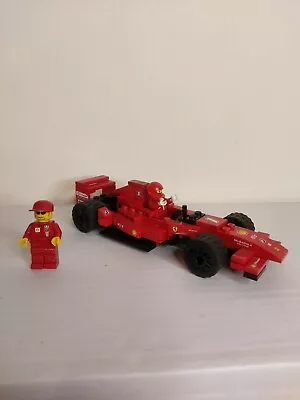 Buy LEGO F1 FERRARI With Driver And Pit Crew Fig • 19.99£