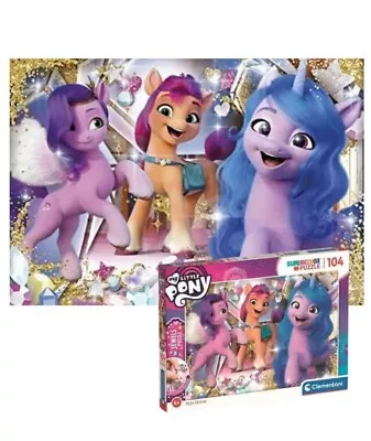 Buy Puzzle 104 Jewels My Little Pony Supercolor Clementoni Jigsaw Gift Birthday 6+ • 7.95£