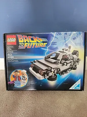 Buy Lego 21103 Back To The Future DeLorean BTTF Sheild Error Rare Retired NEW NIB • 276.05£