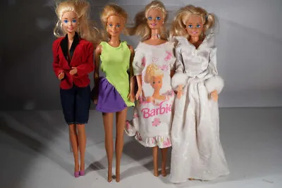 Buy 4x Vintage Mattel Barbie Dolls - 1980s - Lot #4 • 27.74£