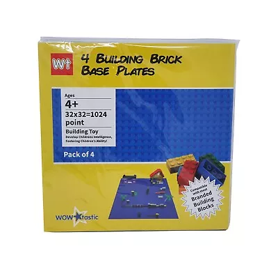 Buy Brick Base Plate Large 32x32 Studs 25cm Compatible Construction Block - 4 PACK • 11.95£