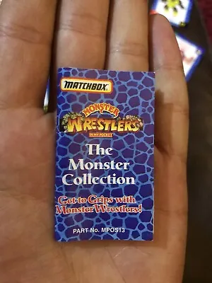 Buy Monster In My Pocket Wrestlers Collection Booklet • 5£