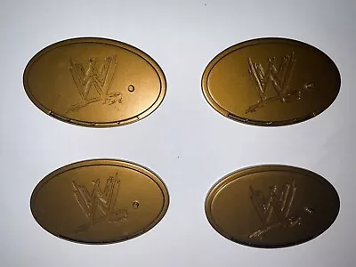 Buy 4 X GOLD WWE MATTEL FIGURE STAND ACCESSORIES FOR WRESTLING ELITE BASIC ULTIMATE • 0.99£