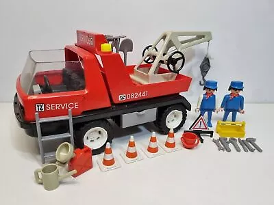 Buy Playmobil 3136 Troll 23.69.1 Old Red Crane Truck Road Service Mechanic • 61.74£