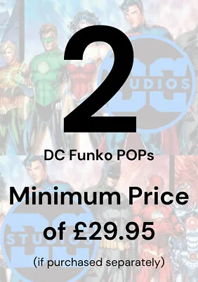 Buy Funko POP Mystery Box - Random 2 Genuine DC Funko POP With Protectors • 21.99£