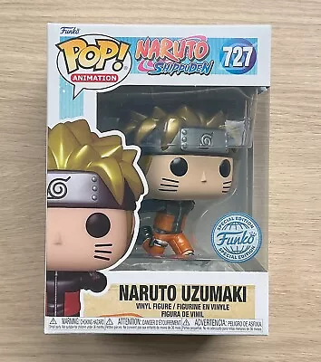 Buy Funko Pop Naruto Shippuden Naruto Uzumaki Metallic #727 + Free Protector • 24.99£