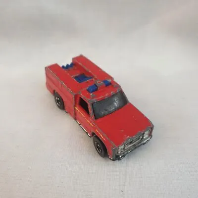 Buy Hot Wheel's Vintage 1974 Red Rescue Unit Emergency Vehicle Fire Truck • 6.11£