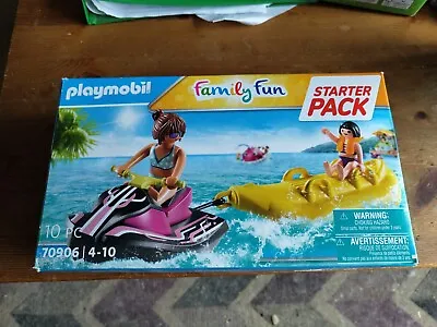 Buy Playmobil Family Fun 70906 Starter Pack Water Scooter With Banana Boat Kids • 11£