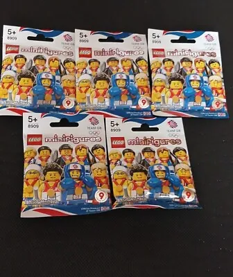 Buy Lego 8909 X 5 Official Team GB London 2012 Olympic Minifigures X 5 All SEALED.  • 40£