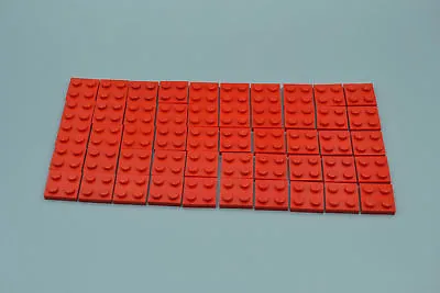 Buy LEGO 50 X Base-Plate 2x2 Red Basic Plate 3022 302221 • 3.08£