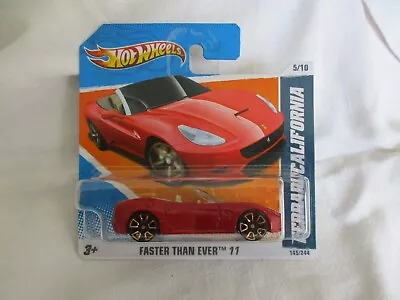 Buy Hot Wheels 2011 Faster Than Ever Ferrari California Mint In Short Card • 6£