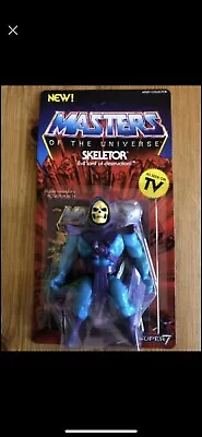 Buy Skeletor Masters Of The Universe Super7 New Sealed And Unpunched. • 39.99£