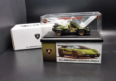 Buy Hot Wheels RLC Redline Club '82 Lamborghini Countach LP500 S Green Car • 70£