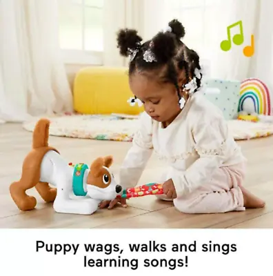 Buy Fisher Price 123 Crawl With Me Puppy Toy Pretend Play Set Roleplay Age 6m - 3yrs • 22.95£