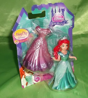 Buy Disney Mattel MAGICLIP Doll ARIELLE + 2nd Dress NEW ORIGINAL PACKAGING Magi Clip Mermaid • 27.34£