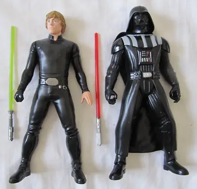 Buy Hasbro Star Wars Luke Skywalker Darth Vader 9  Action Figures ...no Box • 6.99£