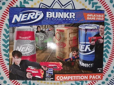 Buy Nerf Bunkr Competition Pack Inflatables Game Field Indoor Outdoor Set  • 40£