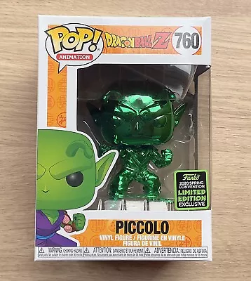 Buy Funko Pop Dragon Ball Z Piccolo Green Chrome #760 + Free Protector • 19.99£