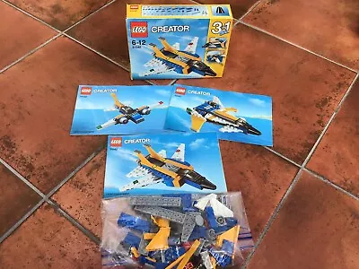 Buy LEGO Creator 31042 Super Soarer 3 In 1 Aeroplane 100% Complete With Instructions • 4£