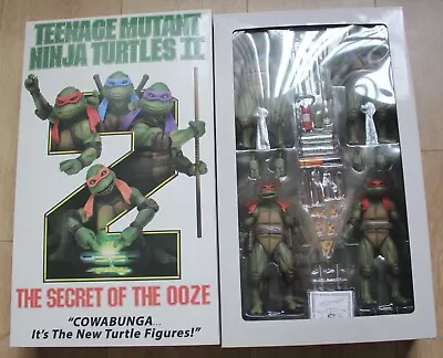 Buy Neca Teenage Mutant Ninja Turtles Secret Of The Ooze VHS Action Figure 4 Pack • 300£