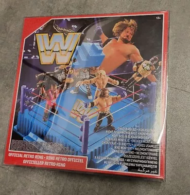 Buy Wwe Mattel Retro Wrestling Ring And Protector Case Wwf Hasbro Action Figures New • 100£