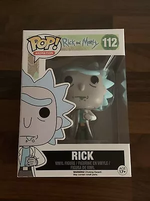 Buy Funko Rick And Morty Pop Animation Vinyl Figure 112 Rick • 10£