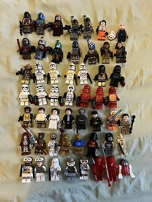 Buy Lego Star Wars Minifigures Bundle (52 Figs) • 175£
