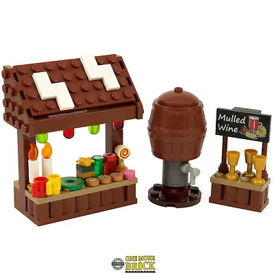Buy Christmas Winter Market & Mulled Wine Stand | Made With Genuine LEGO Bricks • 19.99£