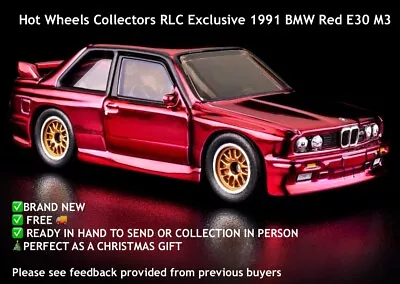 Buy Hot Wheels Collectors RLC Exclusive 1991 BMW E30 M3 ✅BRAND NEW✅ FREE 🚚 ✅IN HAND • 69.99£