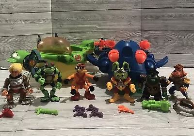 Buy Bucky O’Hare Toys Toad Croaker And Toad Double Bubble Vintage Retro Figures Lot • 170£