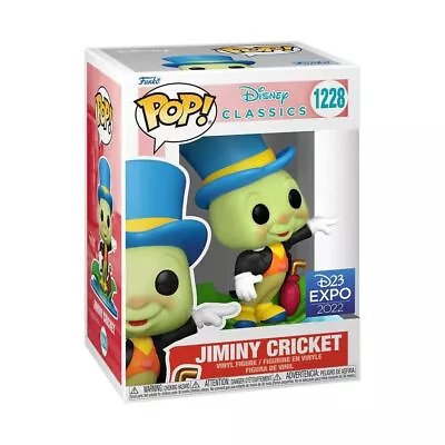 Buy Funko Pop Jiminy Cricket 1228 Disney Classic D23 Expo 2022 PRE ORDER  • 41.07£