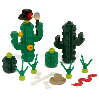 Buy Cactus | Desert Plant | Western, Cowboy | Custom Kit Made With Real LEGO Bricks • 9.99£