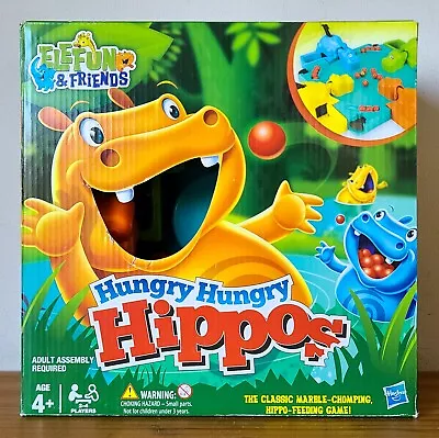 Buy Hungry Hungry Hippos Game By Hasbro 2012 (4yrs+) ~ Elefun & Friends • 9.95£