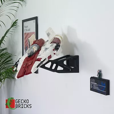 Buy Gecko Bricks Wall Mount For The Lego Star Wars UCS A-Wing 75275 • 25£