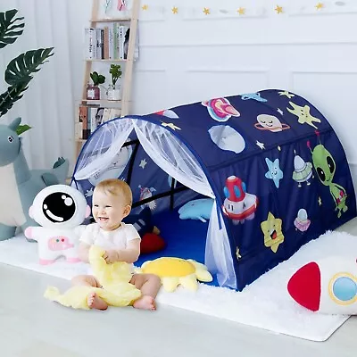 Buy Kid Dream Tents Pop Up Play Tunnel Tent House Bed Tunnel Tent W/ Mosquito Net • 25.99£