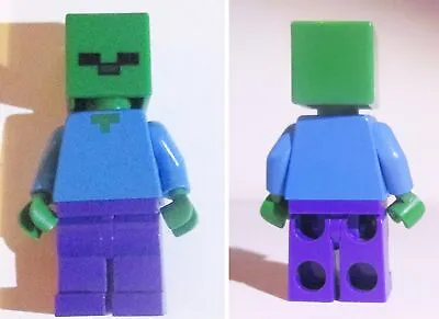 Buy Lego Minecraft Minifigure Zombie Purple Legs (min010) • 3.31£
